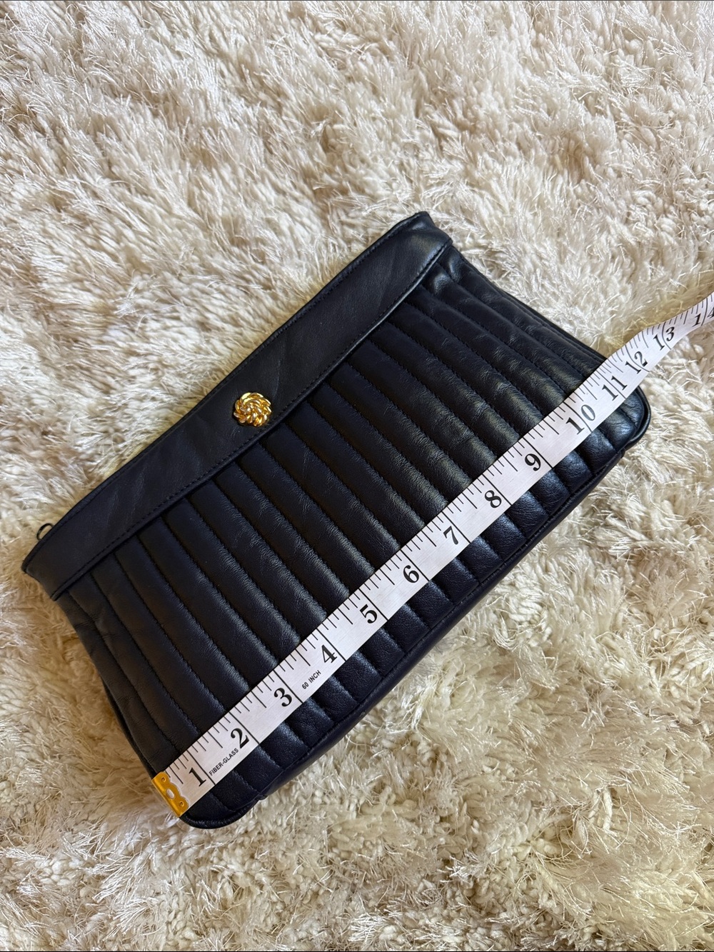 Vintage Amanda Smith Leather Clutch - Picture 13 of 17